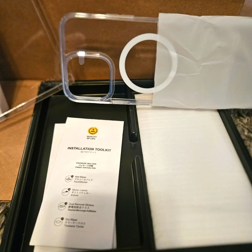 Smartphone Protector~iPhone 14 ProMax~Transparent case‎ & Screen protector kit